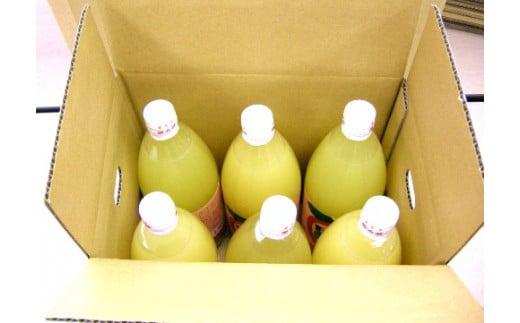 飛騨りんごジュース 1L×6本 箱詰め リンゴジュース ストレートジュース 果汁100% 飛騨高山 飛騨リンゴ  何も足さないピュアな逸品をどうぞ  b549