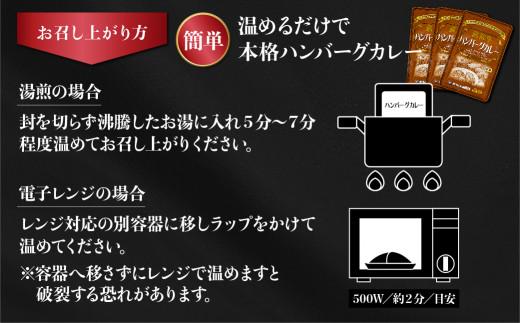 飛騨牛入りハンバーグが入ったレトルトカレー 6食 | 惣菜 温めるだけ おかず レトルト食品 加工品 常備食 お手軽おかず 常温 個包装 レンジ 湯せん 非常食 レトルト 飛騨高山牧場 HG006