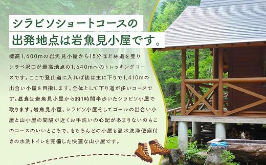 2023・24年度シーズン 乗鞍山麓 秘境「五色ヶ原」トレッキングショートコース「シラビソショートコース（所要4:30）」3名分  MK006