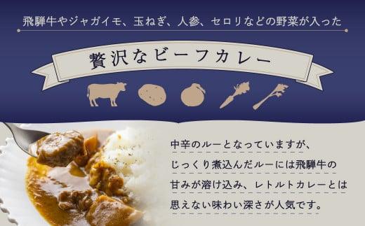 本格飛騨牛レトルトカレー 230g×3個 | 飛騨牛 レトルトカレー 贅沢 カレー 本格 中辛 ビーフカレー 便利 簡単調理 高山市 高山フローラ EY003