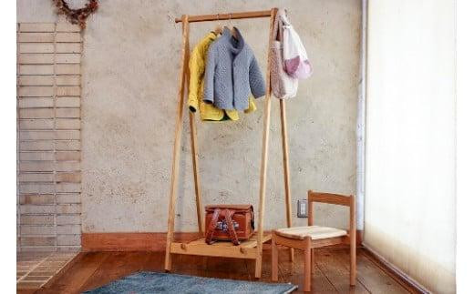 【高島屋選定品】ハンガーラック | 飛騨の家具 国産材 木製 収納ラック 無垢 おしゃれ 人気 おすすめ 新生活 飛騨高山【オークヴィレッジ】ATOV016