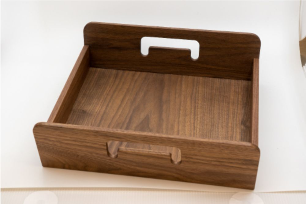TaKuMi Craft リビングトレー 木箱 木製 ボックス 木製小物入れ 小物入れ 収納 書類入れ 家具職人 匠の技 高い技術 飛騨高山 匠館 d118