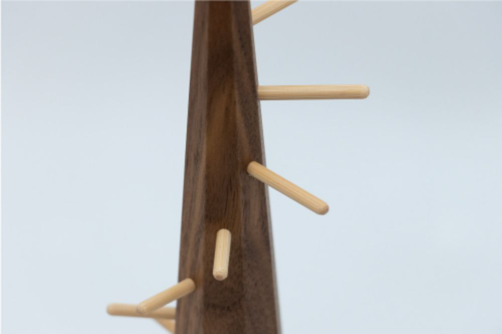 Takumi Craft　木製キーフック 　アクセサリースタンド　アクセサリーハンガー  b125 