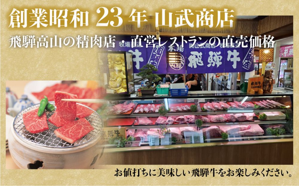 飛騨牛 ロース すき焼き用 450ｇ 霜降り しゃぶしゃぶ ブランド牛 黒毛和牛 飛騨高山 山武商店 TR3975