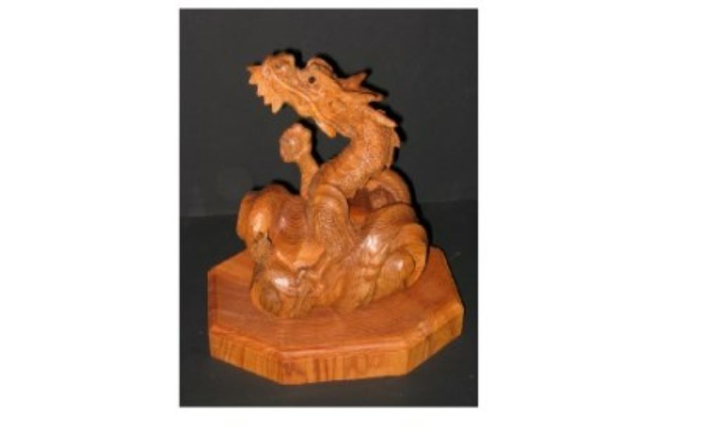 【数量限定】飛騨一位一刀彫 昇龍  伝統工芸品 飛騨高山吉野彫刻所  g115