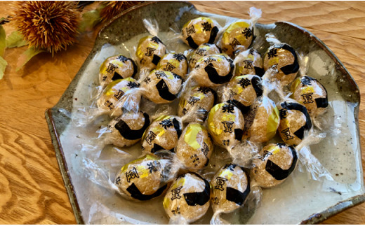 御菓子処信玄堂 栗を一粒まるごと贅沢に！！ 栗納豆24個 F4N-1976