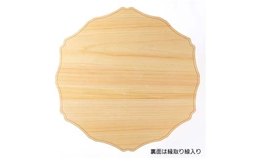 型抜き料理トレー 春 ヤマコー株式会社 料理ボード 料理トレー 大皿 食器 ひのき 木製 F4N-1813
