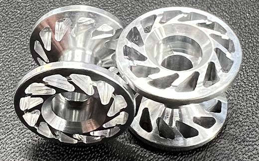 タミヤ ミニ四駆用 ベアリングアルミローラー（切削加工品）2段アルミローラーセット（13-12ｍｍ）H825262-835262 ミニ四駆 アルミローラー 東原工業所 岐阜県 F4N-1889