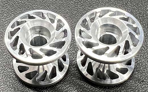 タミヤ ミニ四駆用 ベアリングアルミローラー（切削加工品）2段アルミローラーセット（13-12ｍｍ）H825262-835262 ミニ四駆 アルミローラー 東原工業所 岐阜県 F4N-1889