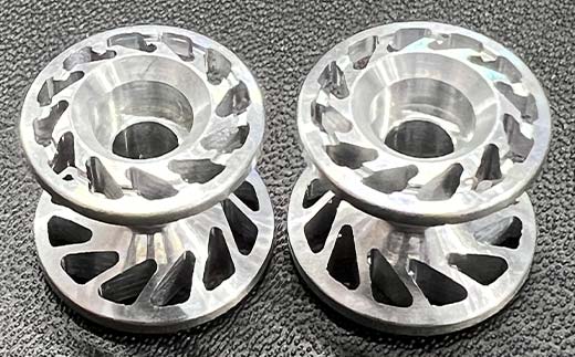 タミヤ ミニ四駆用 ベアリングアルミローラー（切削加工品）2段アルミローラーセット（13-12ｍｍ）H825262-835262 ミニ四駆 アルミローラー 東原工業所 岐阜県 F4N-1889