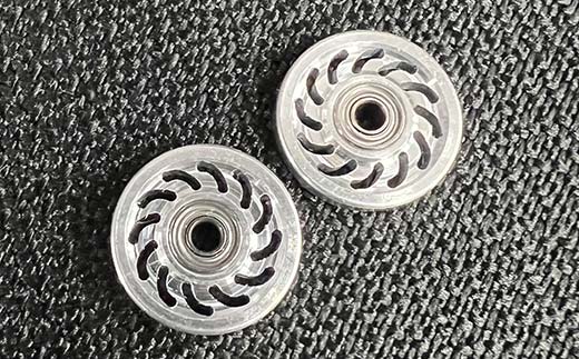 タミヤ　ミニ四駆用　ベアリングアルミローラー（切削加工品）アルミローラーセット 13ｍｍ H737282 ミニ四駆 アルミローラー 東原工業所 岐阜県 中津川市 F4N-1892