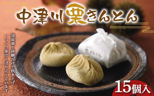 〈御菓子司 恵那福堂〉中津川栗きんとん15個入 F4N-2437