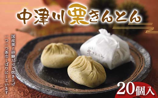 〈御菓子司 恵那福堂〉中津川栗きんとん20個入 F4N-2438
