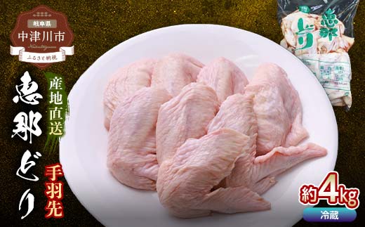 恵那どり手羽先 計4kg F4N-2404