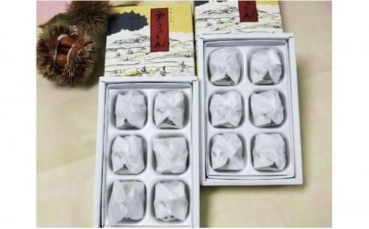 中津川銘菓：栗きんとん12個（6個入×2箱）[秋季限定]【10月お届け】 F4N-2304