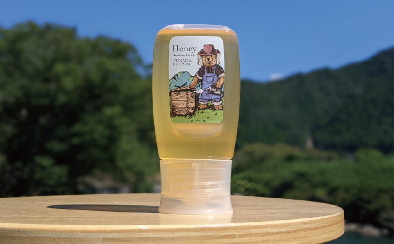 国産蜂蜜 生はちみつ 非加熱 天然蜂蜜 岐阜県 美濃市産 合計300g 深田養蜂のハチミツ (蜂蜜300g入りピタッとボトル1本)