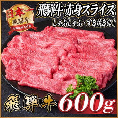 飛騨牛　赤身スライス　約600g【冷蔵便】【配送不可地域：離島】【1536722】