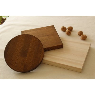 大工が作ったカッティングボードと桧のまな板【1643471】