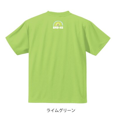 JTTA公認　卓球ユニフォーム【男女兼用(ドライ):160サイズ】ネバーバックダウンB　ライム【1657966】