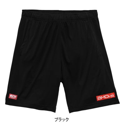 JTTA公認　卓球ユニフォーム【男女兼用:Sサイズ】BMDパンツ2　ブラック【1660966】