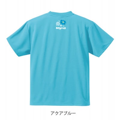 JTTA公認　卓球ユニフォーム【男女兼用(ドライ):Mサイズ】ネバーバックダウンA　アクアブルー【1658697】