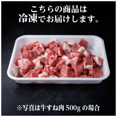飛騨牛 厳選牛すね肉(スネ肉) 角切り 4kg(500g×8)  訳あり【配送不可地域：離島】【1650030】