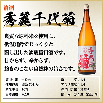 秀麗千代菊　1800ml×1本【1535329】