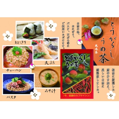 とうがらしうめ茶 計48g【1633712】