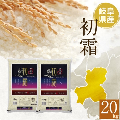 【精米済】新米　岐阜県産ハツシモ　20kg　令和6年産【配送不可地域：離島】【1530886】