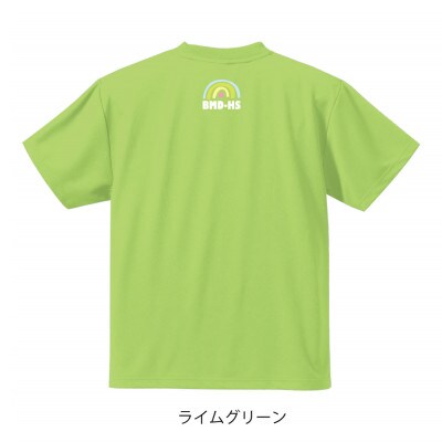 JTTA公認　卓球ユニフォーム【男女兼用(ドライ):Sサイズ】ネバーバックダウンB　ライム【1657969】