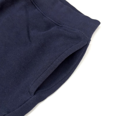 JTTA公認　卓球ユニフォーム【男女兼用:XLサイズ】スウェットゲームハーフパンツ　ディープネイビー【1667384】