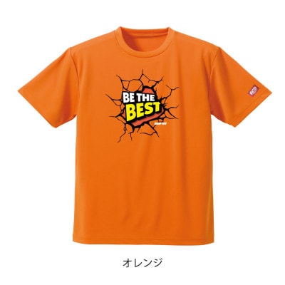JTTA公認　卓球ユニフォーム【男女兼用(ドライ):140サイズ】ビーザベスト　オレンジ【1658912】