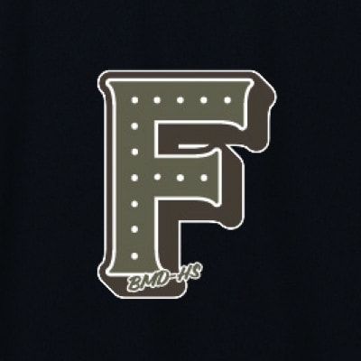 JTTA公認　卓球ユニフォーム【男女兼用(ドライ):XLサイズ】アルファベット　F　ブラック【1589227】