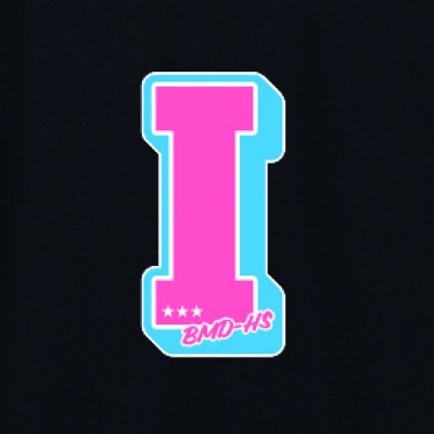 JTTA公認　卓球ユニフォーム【男女兼用(ドライ):XLサイズ】アルファベット　I　ブラック【1589232】