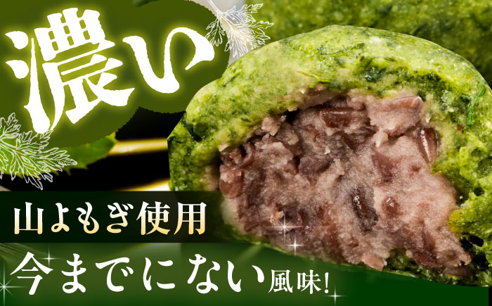 天然よもぎ大福9個と黒豆大福6個セット / 和菓子 よもぎ 黒豆 大福 / 恵那市 / 良平堂 [AUDB044]