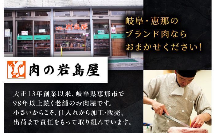 【3回定期便】 飛騨牛100% ハンバーグ7個 A5,A4ランク 特製笠置ゆず使用おろしポン酢付 和牛 国産 惣菜 恵那市 / 岩島屋 [AUAJ042]