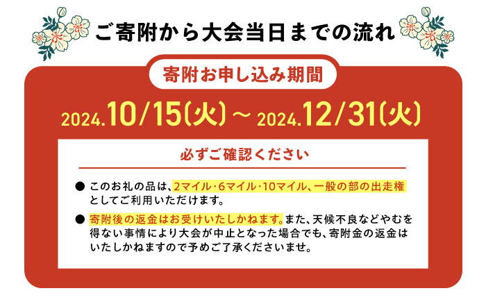 第39回日本大正村クロスカントリー大会出走権（１人分）/ 大正村 クロスカントリー 出走券 / 恵那市 / 日本大正村クロスカントリー大会実行委員会 [AUEV001]