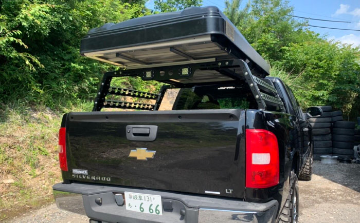 ROS FIELD 汎用 ベッドラック ライト2個 / 車 くるま カー用品 アウトドア レジャー / 恵那市 / ROYAL STAGE [AUEB006]