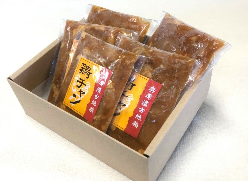 地鶏を使った岐阜県郷土料理「ケイチャン」セット 10人前（200g×5P）5PG-KEI-A2130 / 鶏 鶏肉 地鶏 郷土料理 小分け / 恵那市 / 中部食産 [AUBW003]