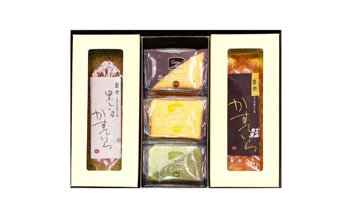 かすていらすく・かすていら詰め合わせセット【プレーン×黒ごま】 / スイーツ お菓子 ラスク 焼き菓子 / 恵那市 / かめや菓子舗 [AUAZ010]