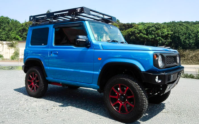 ROS FIELD スズキ ジムニー JB64 74専用 ルーフラック / 車 くるま カー用品 アウトドア レジャー / 恵那市 / ROYAL STAGE [AUEB016]