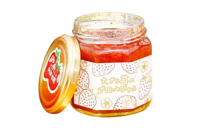 丸ごと苺のゴロッとジャム / ジャム いちごジャム いちご 苺 あきひめ / 恵那市 / 阿部農園 [AUGA006]