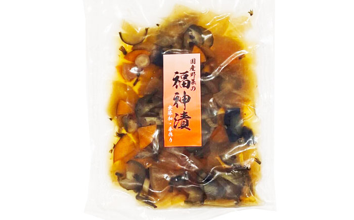 国産野菜の大人な福神漬(無添加・国産) 計500g 100g×5袋 / 福神漬け 漬物 国産 / 恵那市 / マルコ醸造 [AUCT013]