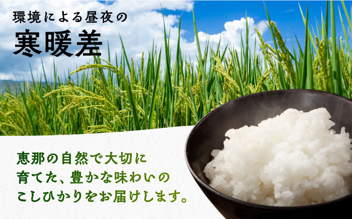 【6回定期便】　こしひかり 白米 10kg×6ヵ月 恵那 / お米 こめ コシヒカリ / 恵那市 / おこめのささき [AUAT006]