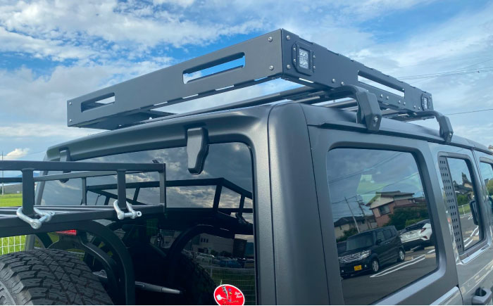 ROS FIELD ラングラー JL専用 ルーフラック / 車 くるま カー用品 アウトドア レジャー / 恵那市 / ROYAL STAGE [AUEB008]