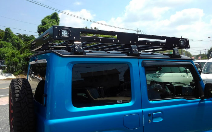 ROS FIELD スズキ ジムニー JB64 74専用 ルーフラック / 車 くるま カー用品 アウトドア レジャー / 恵那市 / ROYAL STAGE [AUEB016]