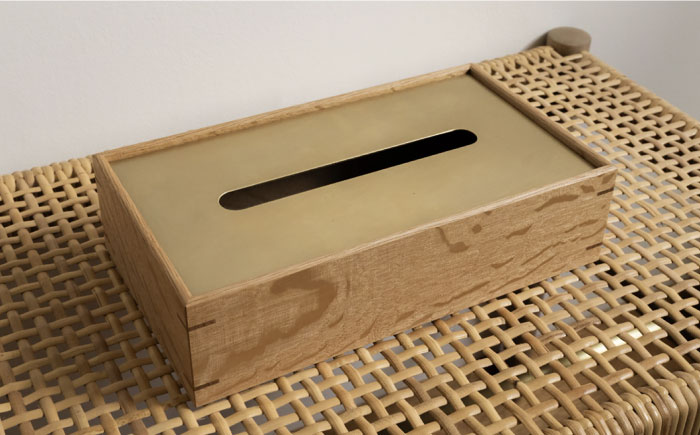 【スピード配送】ティッシュケース［オーク］ / ティッシュケース ティッシュカバー ケース カバー インテリア おしゃれ 小物 木目調 木製 SDG’s ナチュラル 雑貨 贈答 ギフト / 恵那市 / ROYAL STAGE [AUEB048]