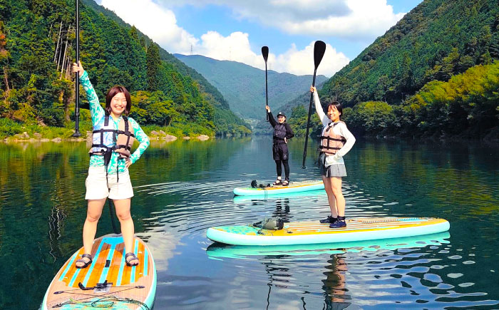 サップツアー まだ誰も知らない恵那で癒しと感動体験（1名様分利用券/90分） [AUFT001]