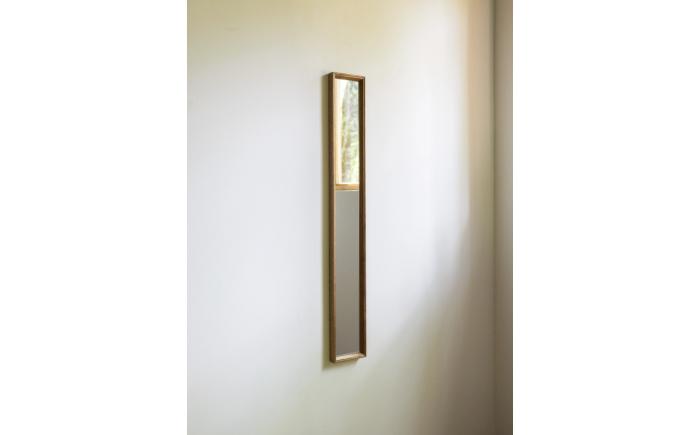 【受注生産】Mirror 06 胡桃/oil finish / 鏡 かがみ ミラー 壁掛け 全身 ウォールミラー 家具 インテリア 身だしなみ おしゃれ 受注 木製 木目調 ナチュラル デザイン / 恵那市 / ROYAL STAGE [AUEB043]