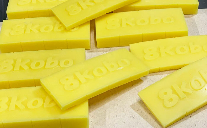 恵那 蜜蝋セット (Sランク蜜蝋500g:100g5枚) 国産 蜜蝋 ハンドメイド 恵那市 / はち工房こうけつ [AUDF023]